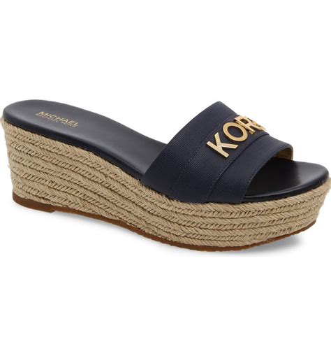 michael kors brady platform slide sandals|Michael Kors slides size 11.